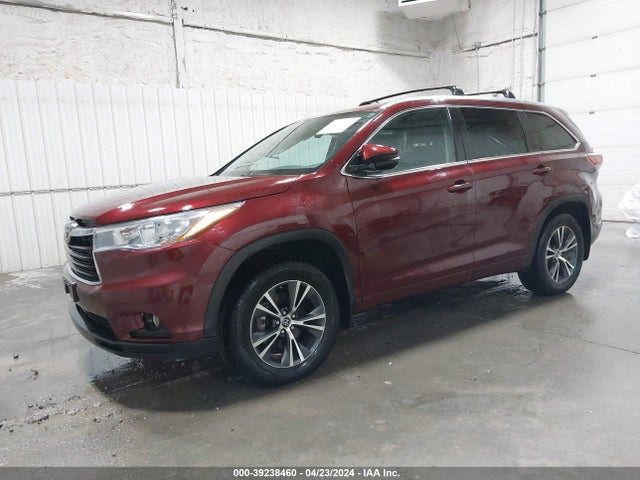 Toyota Highlander Xle V6 2016 5TDJKRFHXGS337718 Image 2