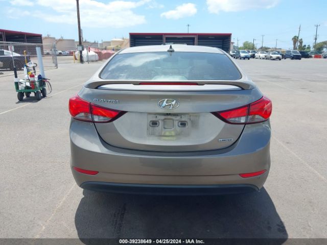 5NPDH4AE8GH657864 Hyundai Elantra Limited