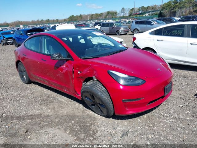 Продажа на аукционе авто 2022 Tesla Model 3 Rear-wheel Drive, vin: 5YJ3E1EAXNF371004, номер лота: 39238672