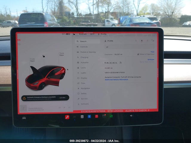 Tesla Model 3 Rear-wheel Drive 2022 5YJ3E1EAXNF371004 Image 15