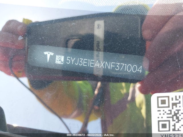 Tesla Model 3 Rear-wheel Drive 2022 5YJ3E1EAXNF371004 Image 19