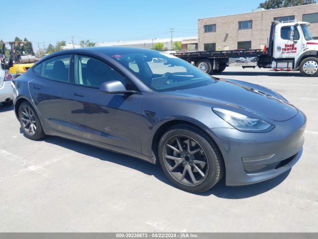 Auction sale of the 2021 Tesla Model 3 Standard Range Plus Rear-wheel Drive, vin: 5YJ3E1EAXMF837061, lot number: 39238673