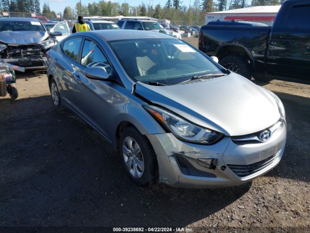 KMHDH4AE2GU526222 Hyundai ELANTRA SE