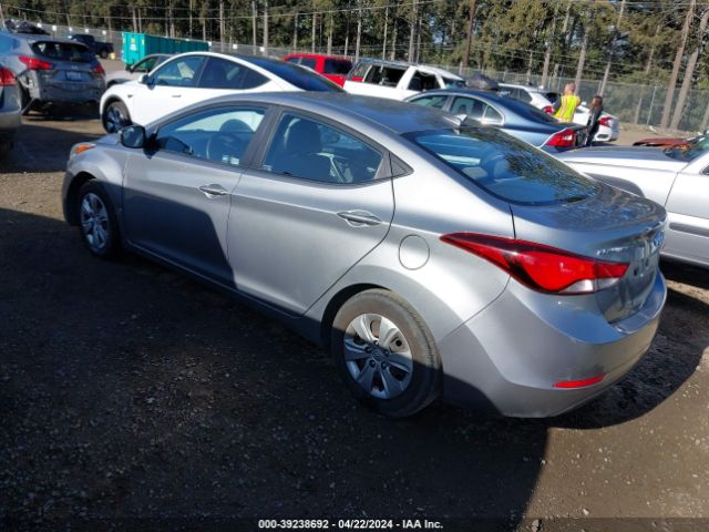 KMHDH4AE2GU526222 Hyundai ELANTRA SE