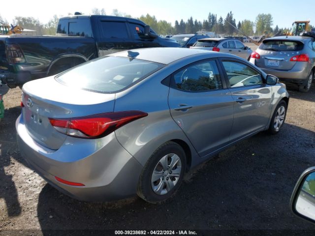 KMHDH4AE2GU526222 Hyundai ELANTRA SE