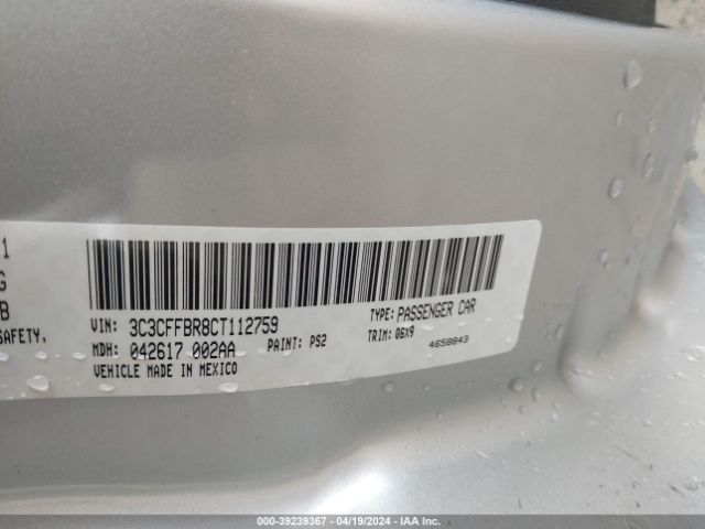 2012 FIAT 500 3C3CFFBR8CT112759 Photo 8