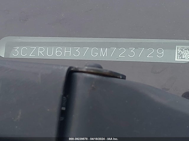 Honda HR-V LX 2016 3CZRU6H37GM723729 Image 9