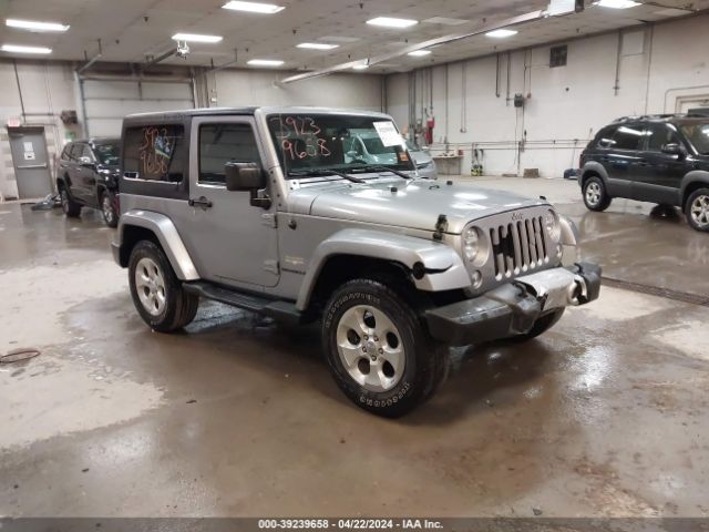 2015 Jeep Wrangler Sahara მანქანა იყიდება აუქციონზე, vin: 1C4AJWBG6FL551524, აუქციონის ნომერი: 39239658