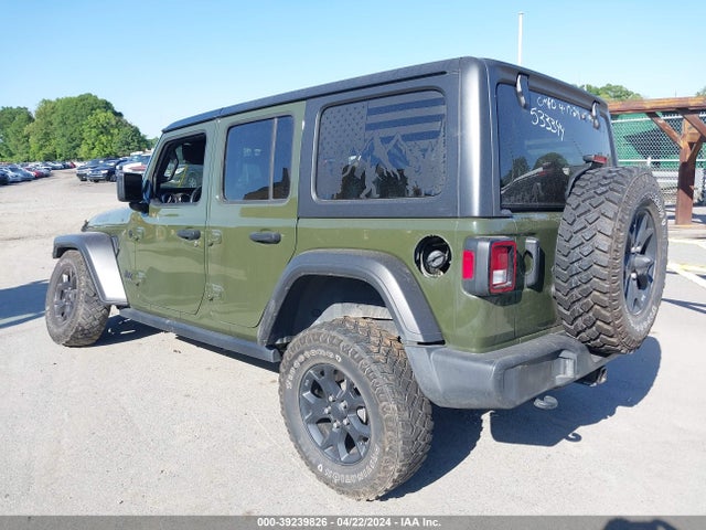 1C4HJXDG6MW533344 Jeep Wrangler Unlimited Willys 4x4