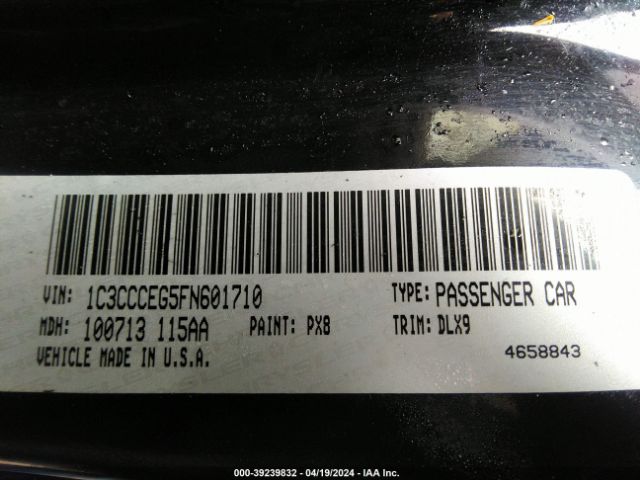 1C3CCCEG5FN601710 Chrysler 200 C