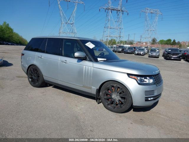 2015 Land Rover Range Rover 5.0l V8 Supercharged მანქანა იყიდება აუქციონზე, vin: SALGS2TF8FA225637, აუქციონის ნომერი: 39239889