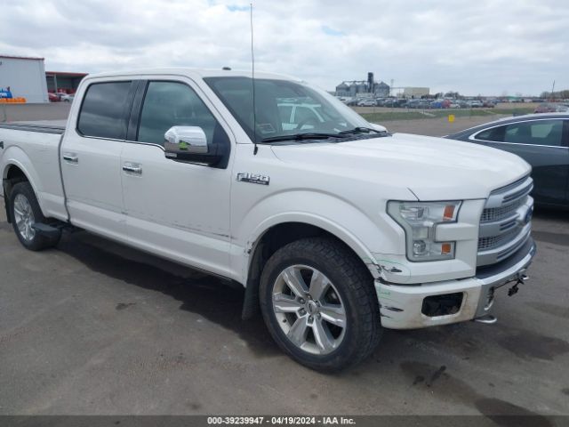 1FTFW1EF6FFC80105 Ford F-150 Platinum