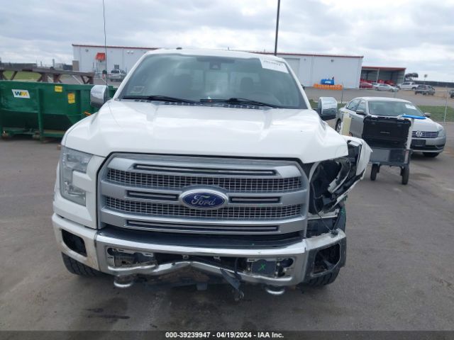 1FTFW1EF6FFC80105 Ford F-150 Platinum