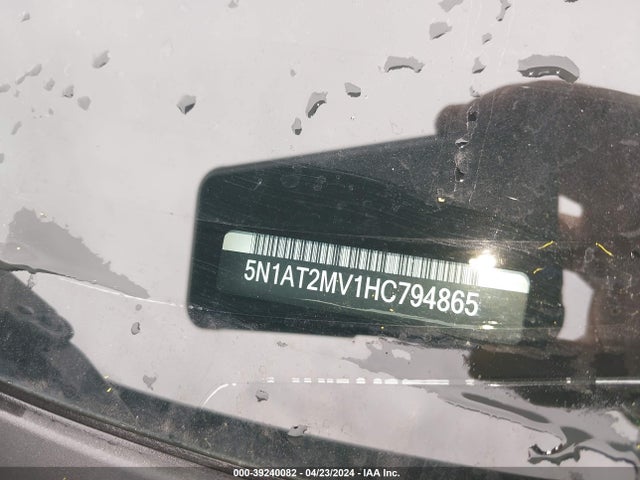 Nissan ROGUE SV 2017 5N1AT2MV1HC794865 Image 9