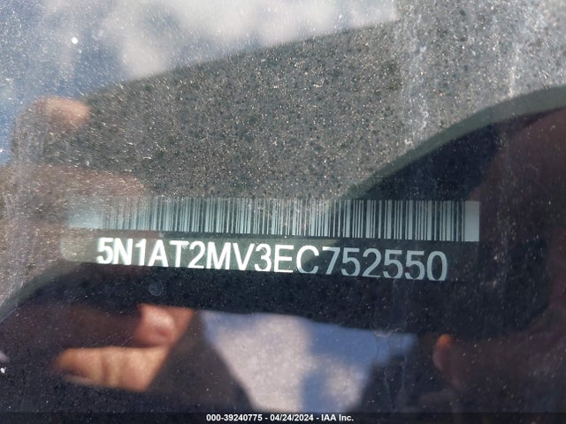 Nissan ROGUE S 2014 5N1AT2MV3EC752550 Image 9