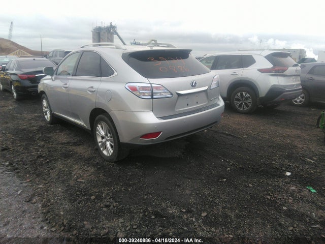 2012 Lexus Rx 450h მანქანა იყიდება აუქციონზე, vin: JTJBC1BA8C2424513, აუქციონის ნომერი: 39240886