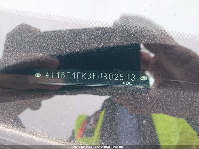 Toyota CAMRY SE 2014 4T1BF1FK3EU802513 Image 9