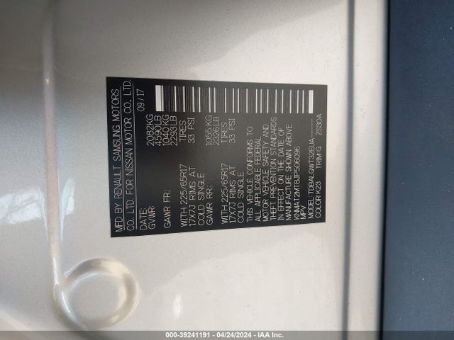 Nissan ROGUE SV 2018 KNMAT2MT8JP506096 Image 9