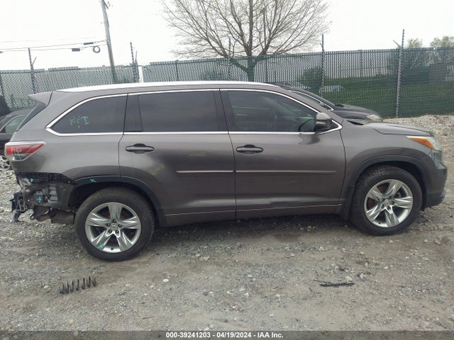 5TDYKRFH4ES010372 Toyota Highlander Limited V6