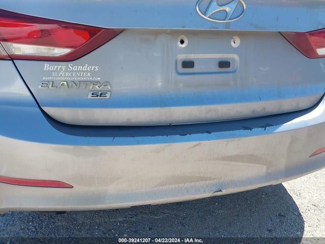Hyundai ELANTRA SE 2017 5NPD74LF6HH166946 Image 6