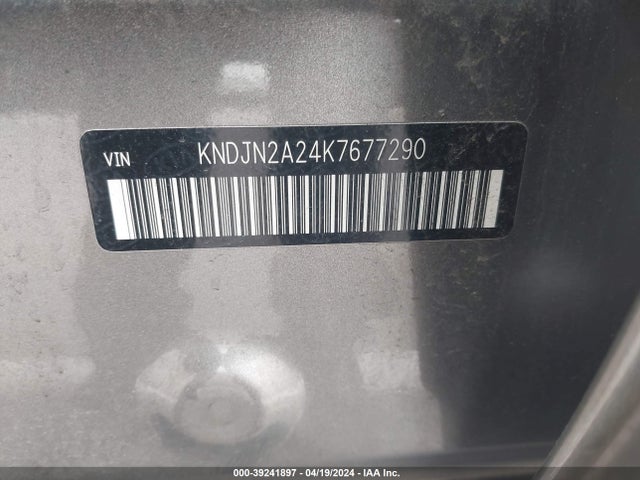 KIA Soul 2019 KNDJN2A24K7677290 Image 9