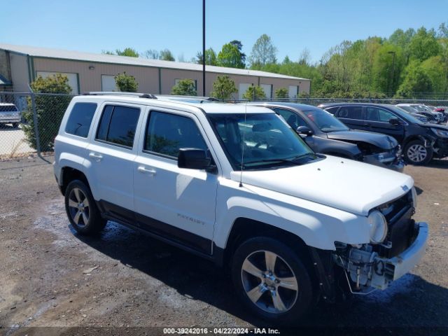 Auction sale of the 2016 Jeep Patriot High Altitude Edition, vin: 1C4NJRFB6GD618975, lot number: 39242016