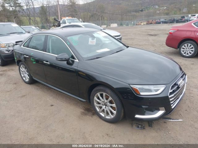 Aukcja sprzedaży 2021 Audi A4 Premium 40 Tfsi Quattro S Tronic, vin: WAUABAF46MA063860, numer aukcji: 39242038