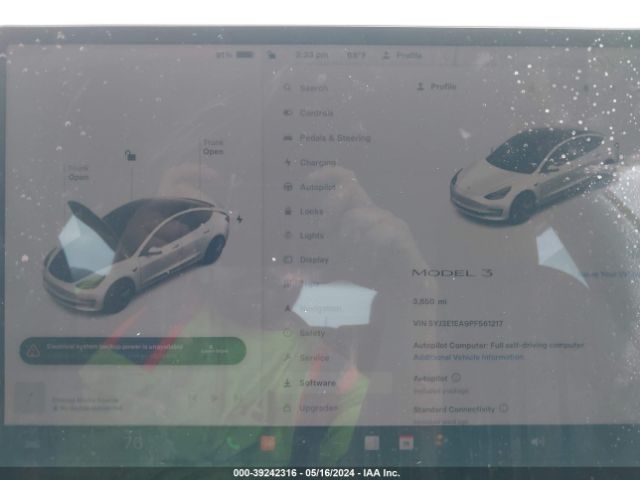 5YJ3E1EA9PF561217 Tesla Model 3 Rear-wheel Drive