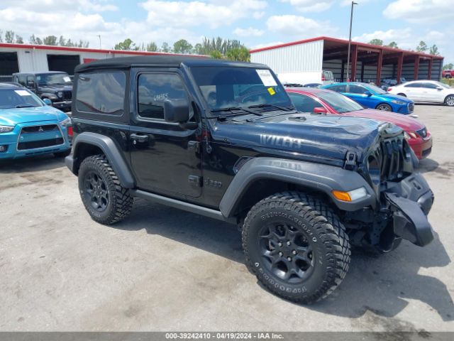 Aukcja sprzedaży 2023 Jeep Wrangler 2-door Willys 4x4, vin: 1C4GJXAN7PW654385, numer aukcji: 39242410