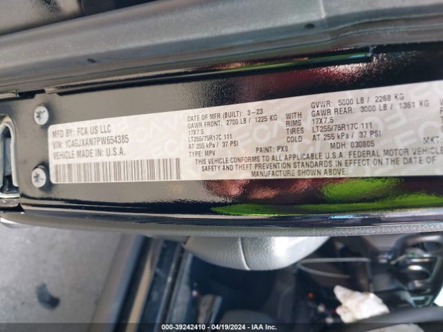 2023 JEEP WRANGLER 1C4GJXAN7PW654385 Photo 8