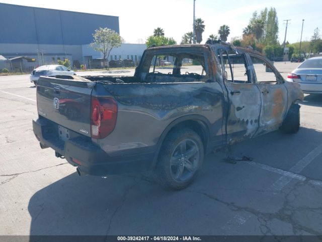 5FPYK3F77PB009316 Honda Ridgeline Rtl-e