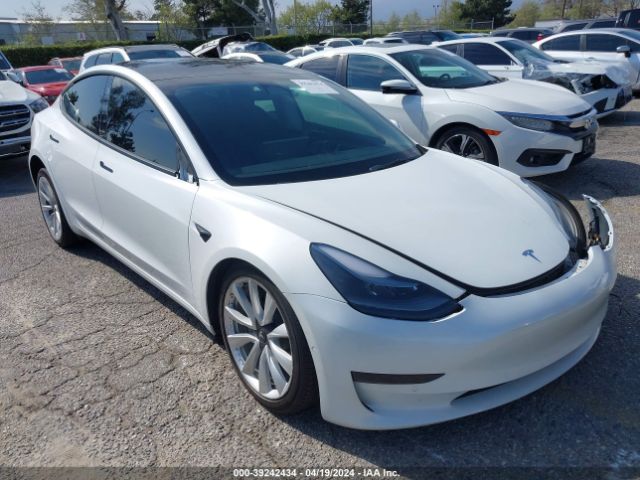 Продажа на аукционе авто 2022 Tesla Model 3 Rear-wheel Drive, vin: 5YJ3E1EA8NF298585, номер лота: 39242434