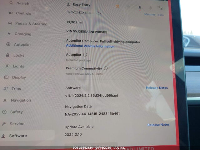 Tesla Model 3 Rear-wheel Drive 2022 5YJ3E1EA8NF298585 Image 15