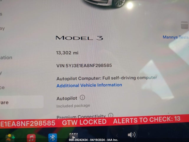 Tesla Model 3 Rear-wheel Drive 2022 5YJ3E1EA8NF298585 Image 7