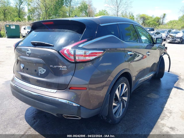 Nissan Murano Platinum 2016 5N1AZ2MHXGN109497 Image 4