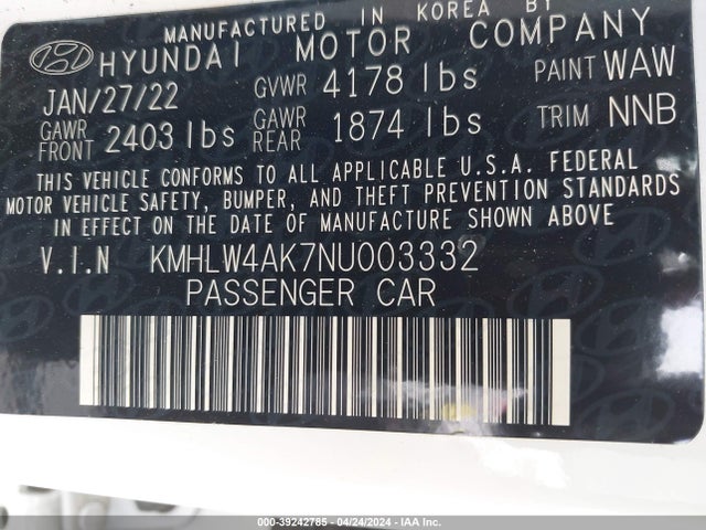 Hyundai ELANTRA N 2022 KMHLW4AK7NU003332 Image 9