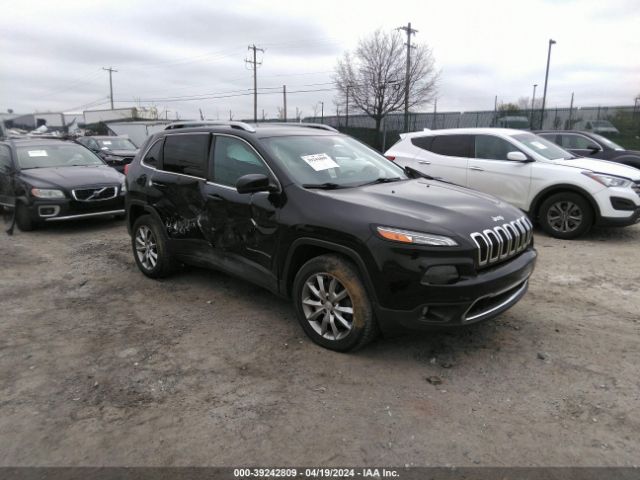 Auction sale of the 2018 Jeep Cherokee Limited 4x4, vin: 1C4PJMDB3JD512764, lot number: 39242809
