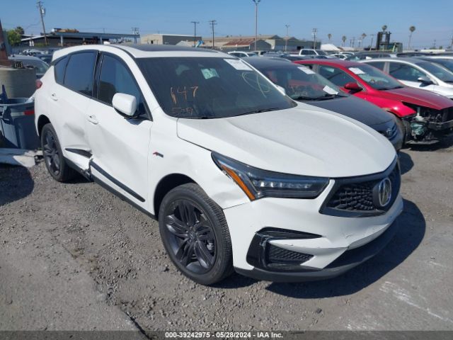 Auction sale of the 2021 Acura Rdx A-spec Package, vin: 5J8TC1H62ML016175, lot number: 39242975