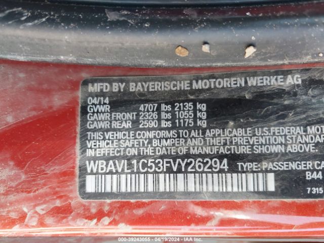 WBAVL1C53FVY26294 BMW X1 Xdrive28i