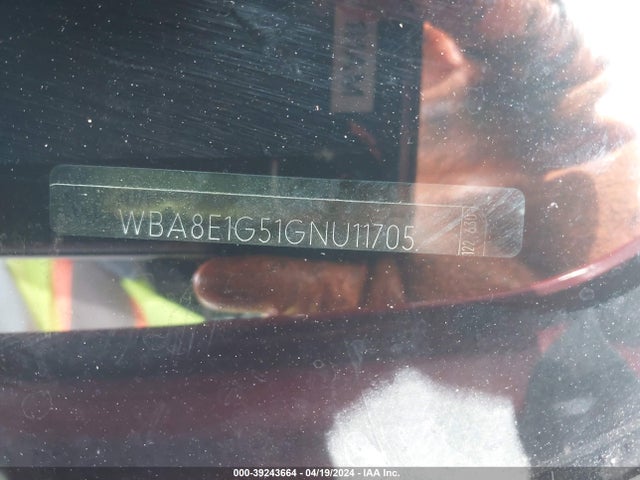 BMW 320i 2016 WBA8E1G51GNU11705 Image 9