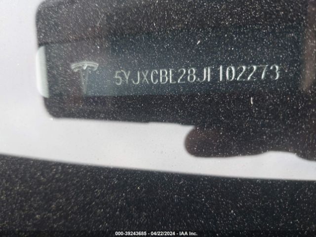 5YJXCBE28JF102273 Tesla Model X 100d/75d/p100d