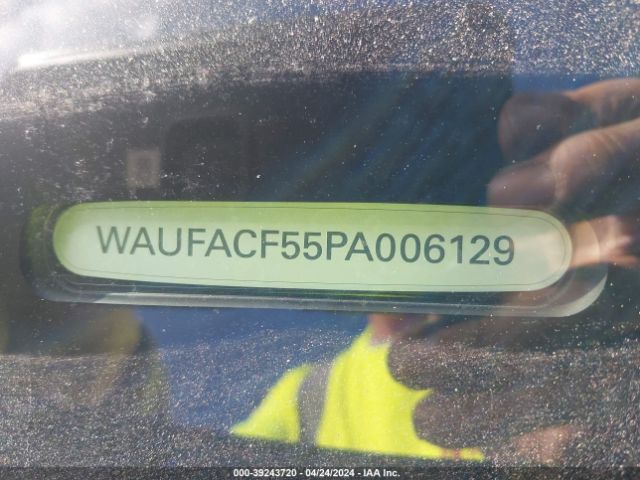 WAUFACF55PA006129 Audi A5 Sportback Premium Plus 45 Tfsi S Line Quattro S Tronic