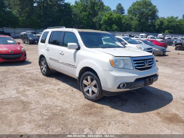 Auction sale of the 2013 Honda Pilot Touring, vin: 5FNYF3H98DB030621, lot number: 39243766
