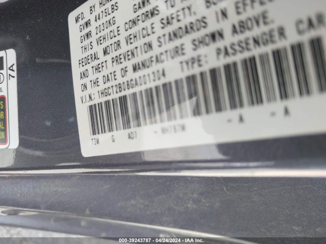 Honda Accord Touring 2016 1HGCT2B08GA001304 Image 9