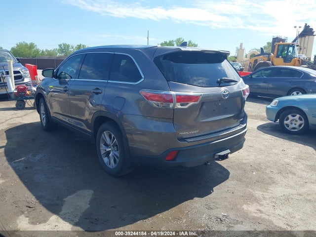Toyota Highlander Xle V6 2014 5TDJKRFH3ES047592 Image 3