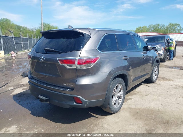 Toyota Highlander Xle V6 2014 5TDJKRFH3ES047592 Image 4