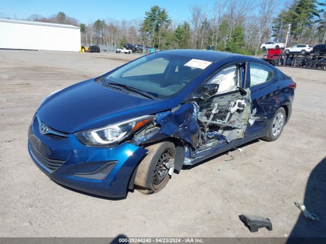 5NPDH4AE6GH746123 Hyundai ELANTRA SE