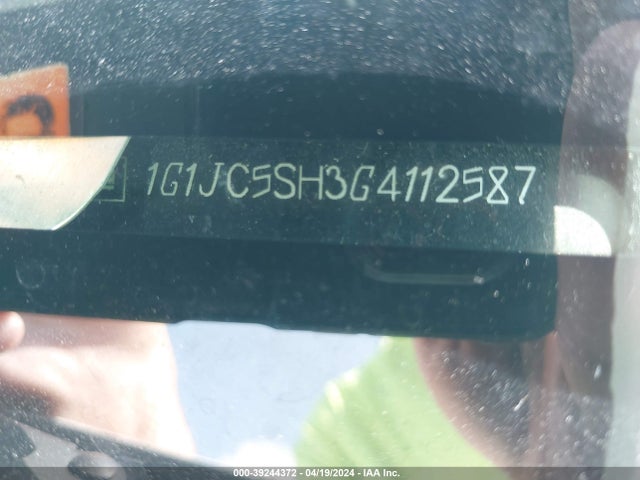 Chevrolet Sonic Lt Auto 2016 1G1JC5SH3G4112587 Image 9