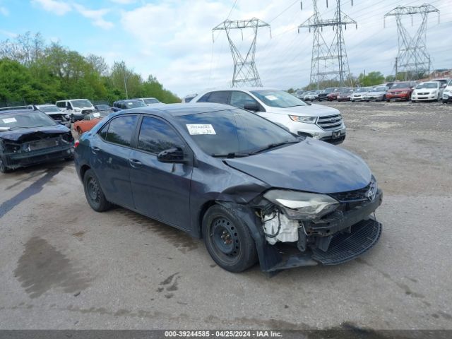 2016 Toyota Corolla S მანქანა იყიდება აუქციონზე, vin: 2T1BURHE3GC648675, აუქციონის ნომერი: 39244585