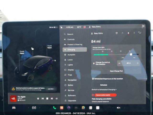 5YJYGDEFXLF022659 Tesla Model Y Long Range Dual Motor All-wheel Drive/performance Dual Motor All-wheel Drive